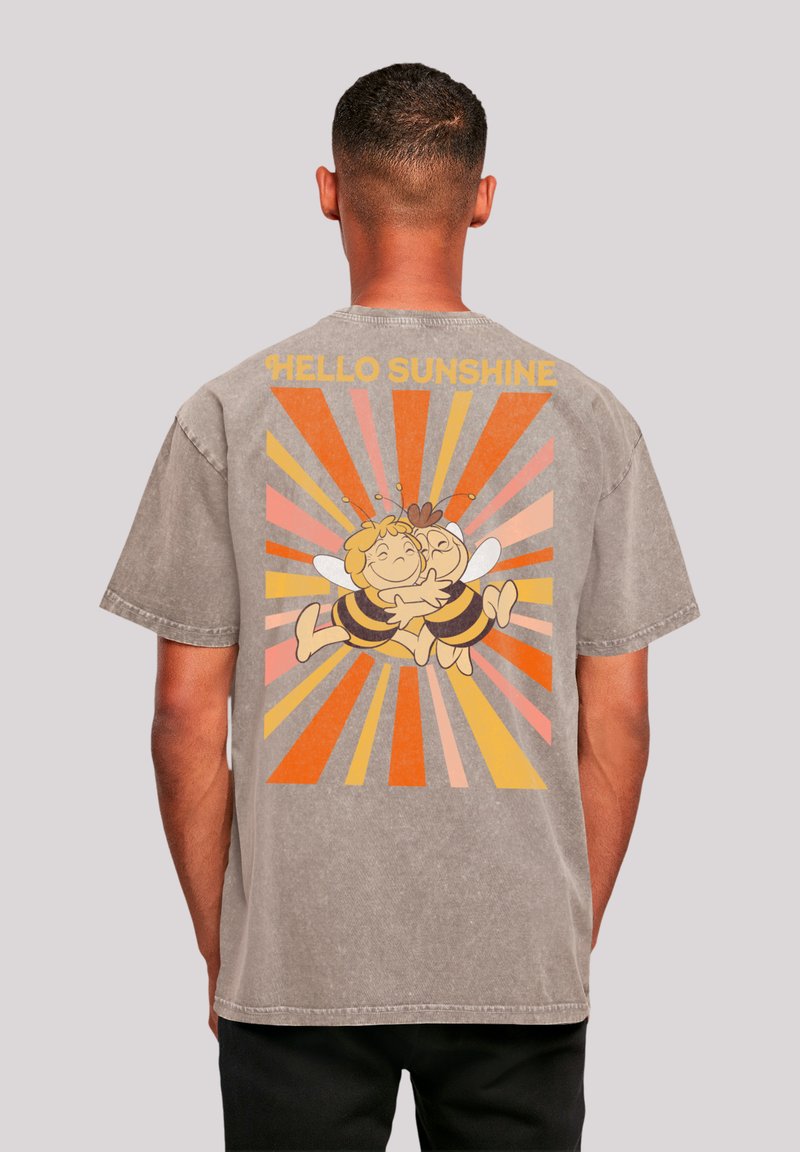 F4NT4STIC DIE BIENE MAJA KOPF MOTIV HEROES OF CHILDHOOD - T-Shirt print - asphalt