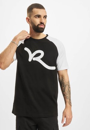 T-shirt print - black white