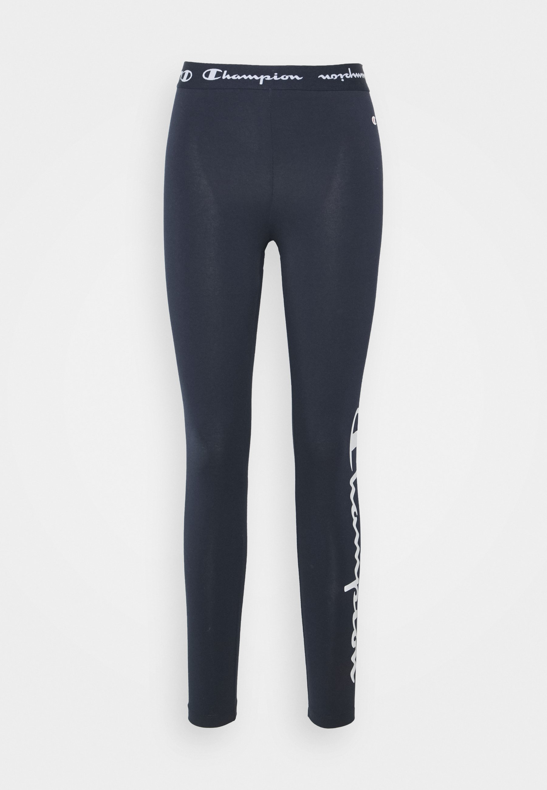 Champion CROP LEGGINGS - Tamprės - dark 