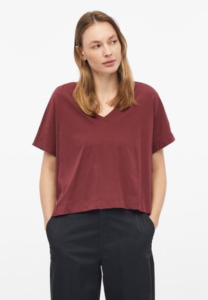 s.Oliver, T-SHIRT - T-shirt basic - bordeaux