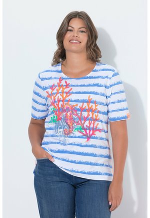 SEAHORSE GRAPHIC TEE - T-shirts print - neon orange