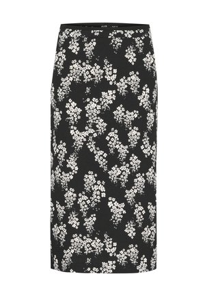 LENYA - Puzdrová sukňa - black flower lane