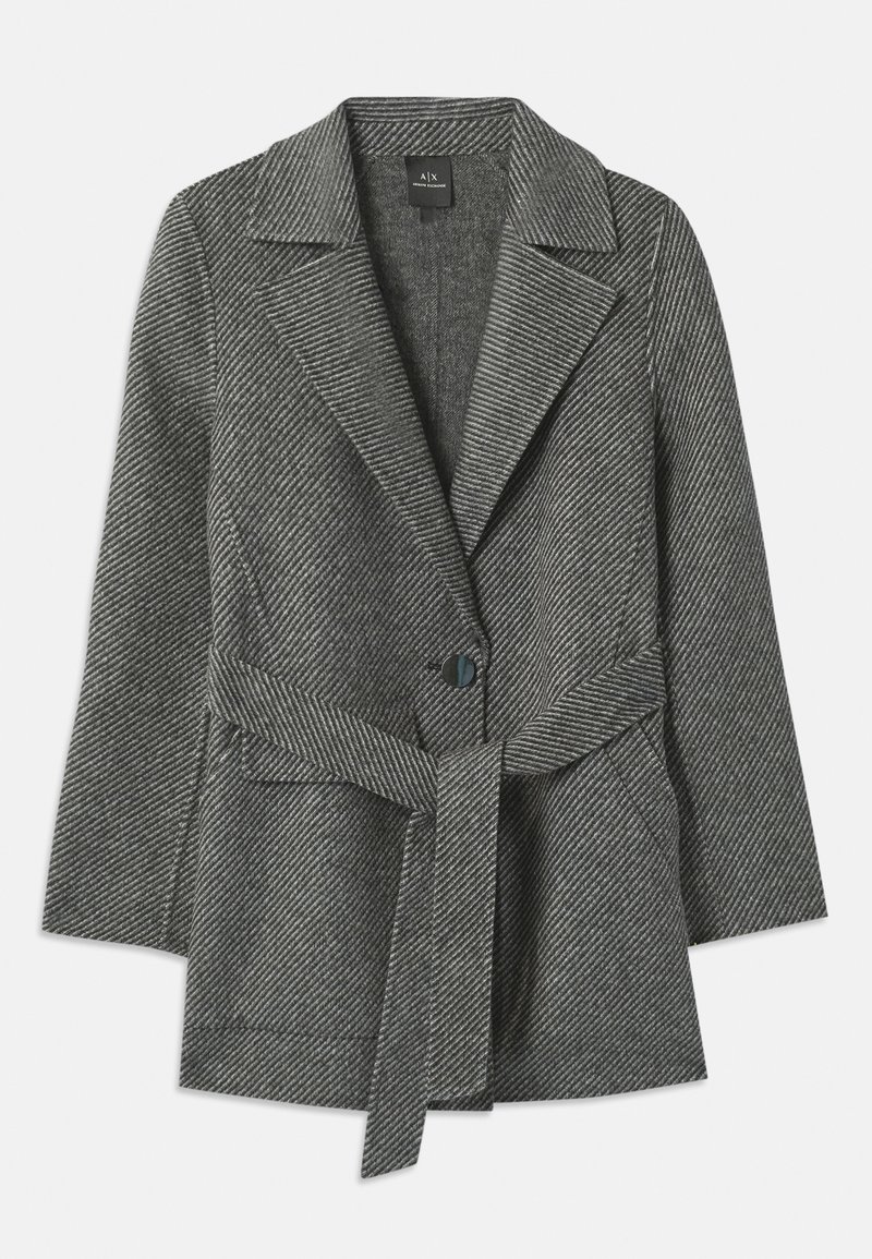 Armani Exchange Mantel donkergrijs