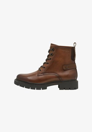 Tamaris Bottines à lacets - cognac