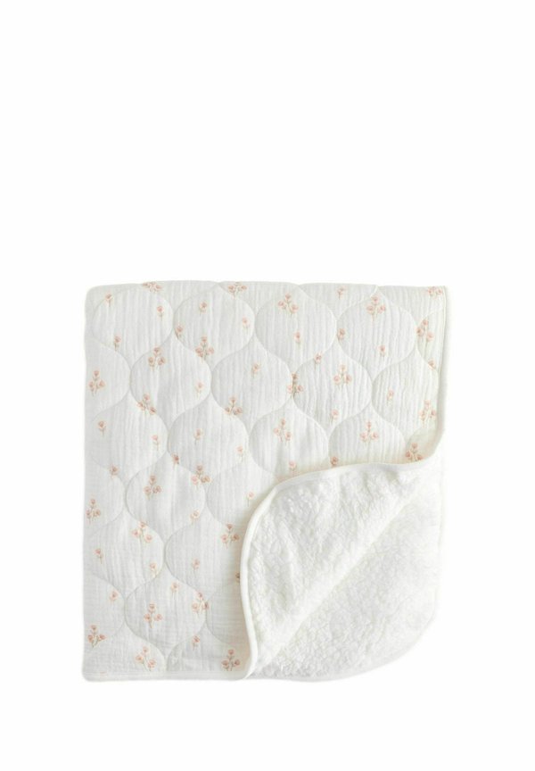 Babydecke - delicate floral muslin