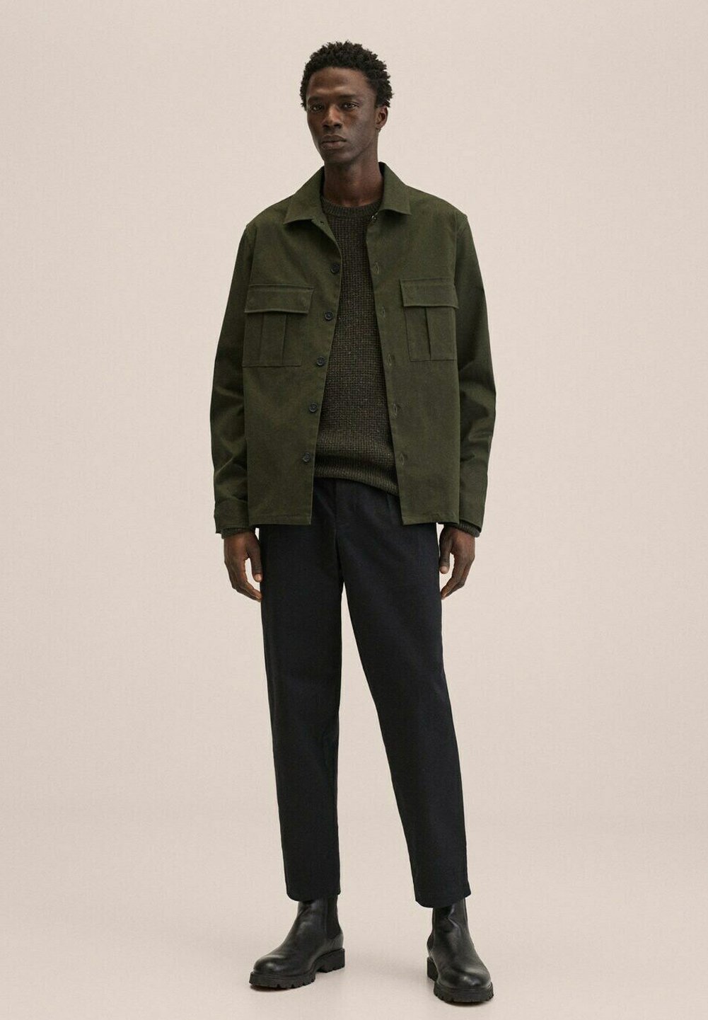 Mango AGIOS - Shirt - khaki - Zalando.co.uk
