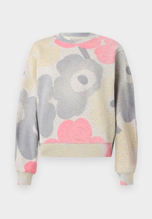 TRILCE  - Mikina - grey melange/pink/yellow