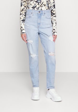 HIGH WAISTED MOM - Jeans Tapered Fit - medium indigo