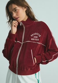 Next REGULAR FIT  - Sweatjakke - burgundy red