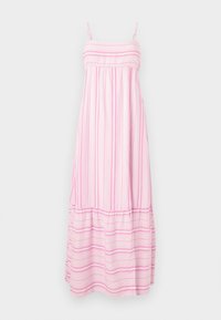 Hollister Co. BABYDOLL MAXI - Maxiklänning - light pink/white