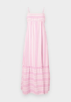 Hollister Co. BABYDOLL MAXI - Vestido comprido - light pink/white