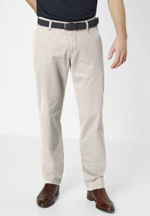 ODESSA STRAIGHT-FIT MIT STRETCH - Chino - kitt