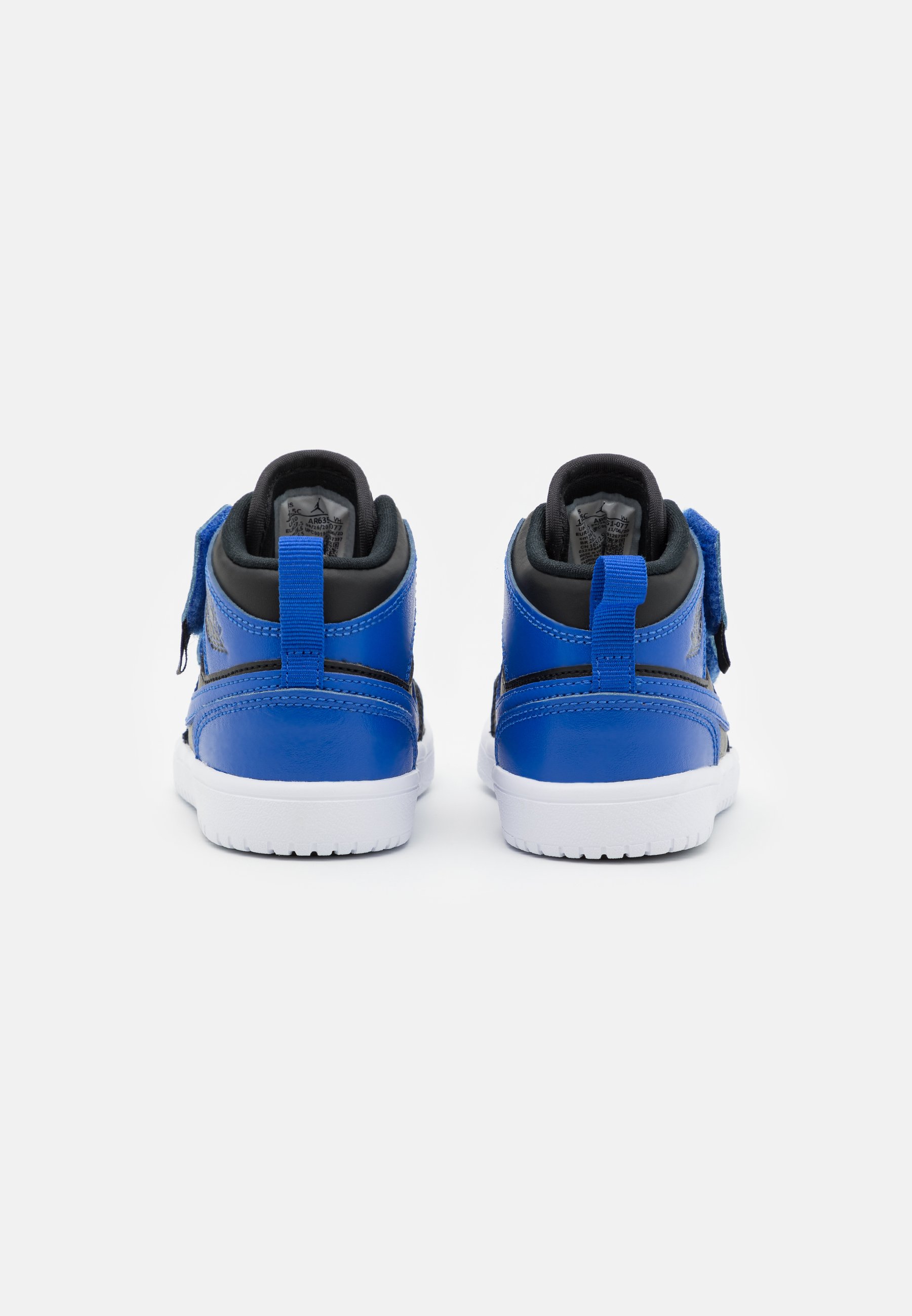 Jordan 1 MID ALT UNISEX - Basketbalschoenen - black/hyper royal/white/Zwart  - Zalando.nl