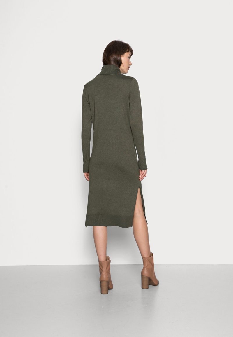 army green jumper dress Yana Corduroy Jumper Dress moss Green main image 1