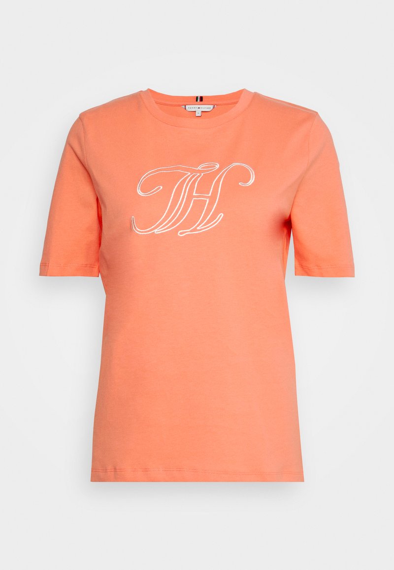 Tommy Hilfiger REG SMALL TShirt print coral blossom/orange