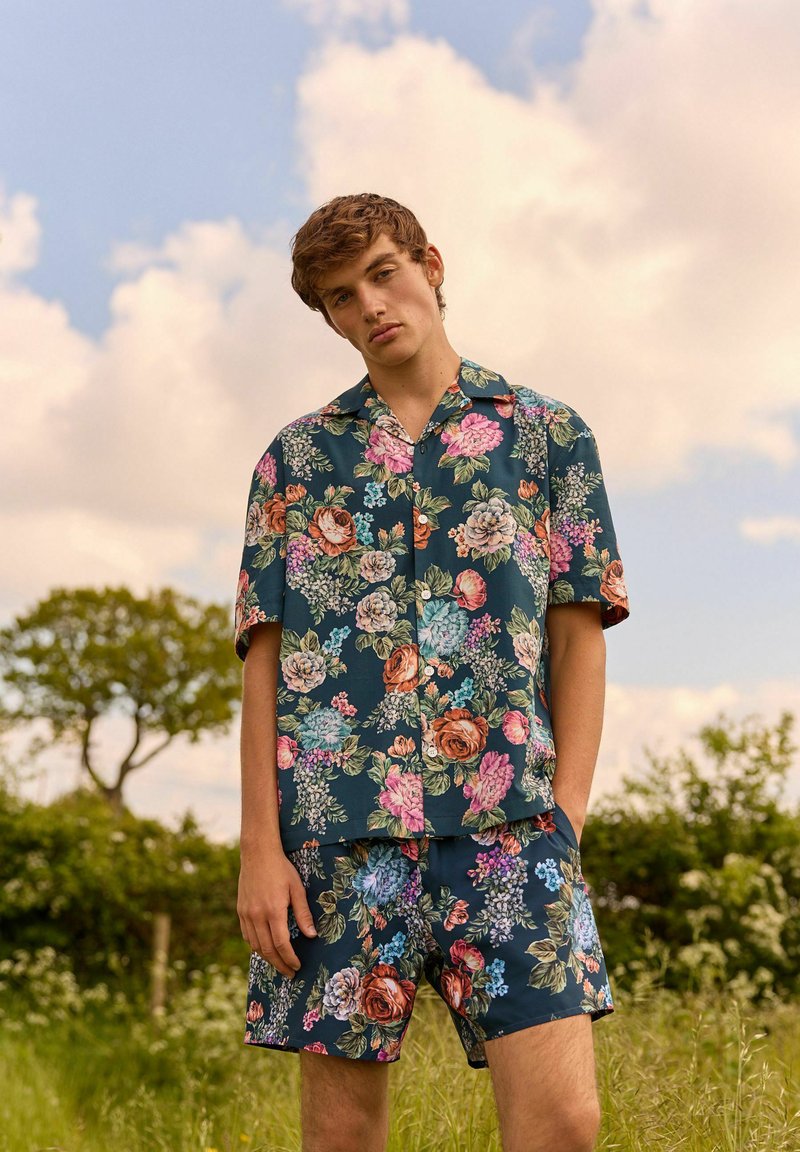 Next REGULAR FIT - Fürdőnadrág - navy floral