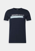 TOM TAILOR DENIM GEMUSTERTES - Camiseta Estampada - Black Purple Sunglasses Print To722o18d Q11