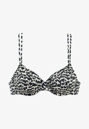 LASCANA Bikinitop - schwarz creme