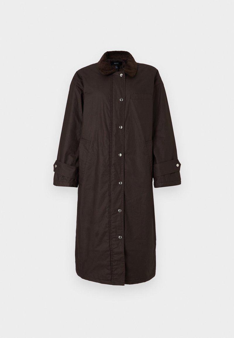 Vero Moda Wintermantel donkerbruin