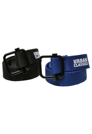 Urban Classics 2 PACK - Gürtel - black blue