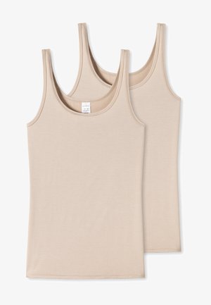 Schiesser 2 PACK ESSENTIALS - Unterhemd/-shirt - sand