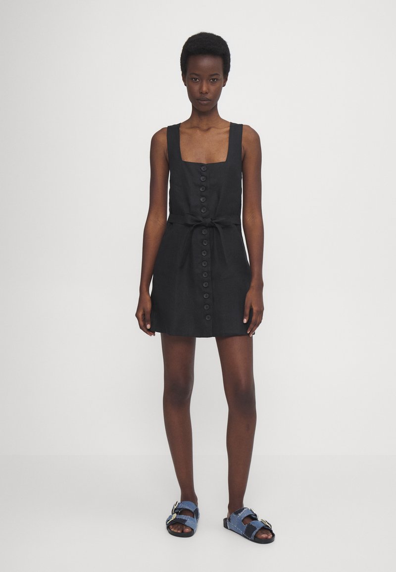 chinese dress ladies Jane Mini Dress Black