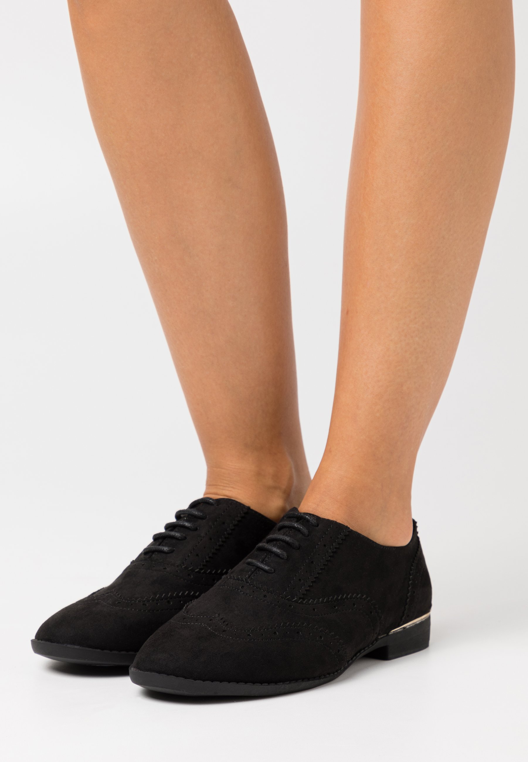 New Look Wide Fit WIDE FIT JO Snøresko blacksvart New Look Wide Fit WIDE FIT JO Snøresko blacksvart