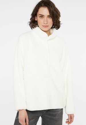 SENSES.THE LABEL, SENSES.THE LABEL SWEATSHIRT IM SHERPA-LOOK - Fleece jumper - ivory