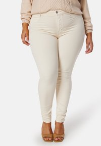 Bubbleroom SUPERSTRETCH JEANS - Jeans Skinny Fit - tan