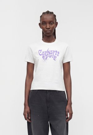 Carhartt WIP DISENCHANT RINGER - T-shirts print - white