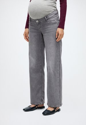 ONLY MATERNITY OLMMADISON BLUSH WIDE - Дънки с прав крачол - grey denim