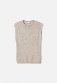 Unselected, light beige melange