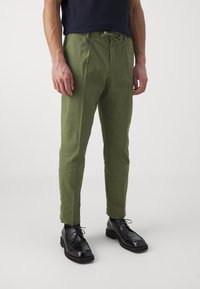 BOSS PERIN - Tygbyxor - open green