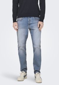Only & Sons ONSAVI COMFORT - Jeans a sigaretta - light blue denim