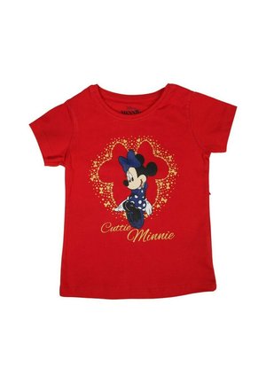DISNEY - MINNIE - T-shirt imprimé - rouge