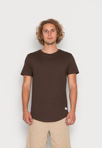 Jack & Jones JJENOA TEE CREW NECK - Basic póló - mulch