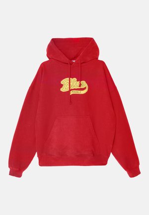 BLUEMARBLE VARSITY HOODIE - Hættetrøje - matchstick red/sulfur yellow