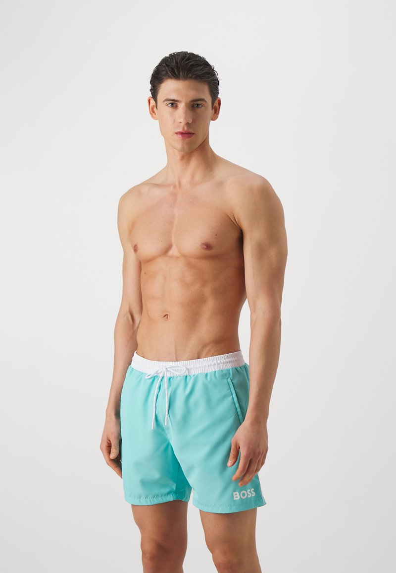 BOSS - STARFISH - Surfshorts - turquoise/aqua, Förstora