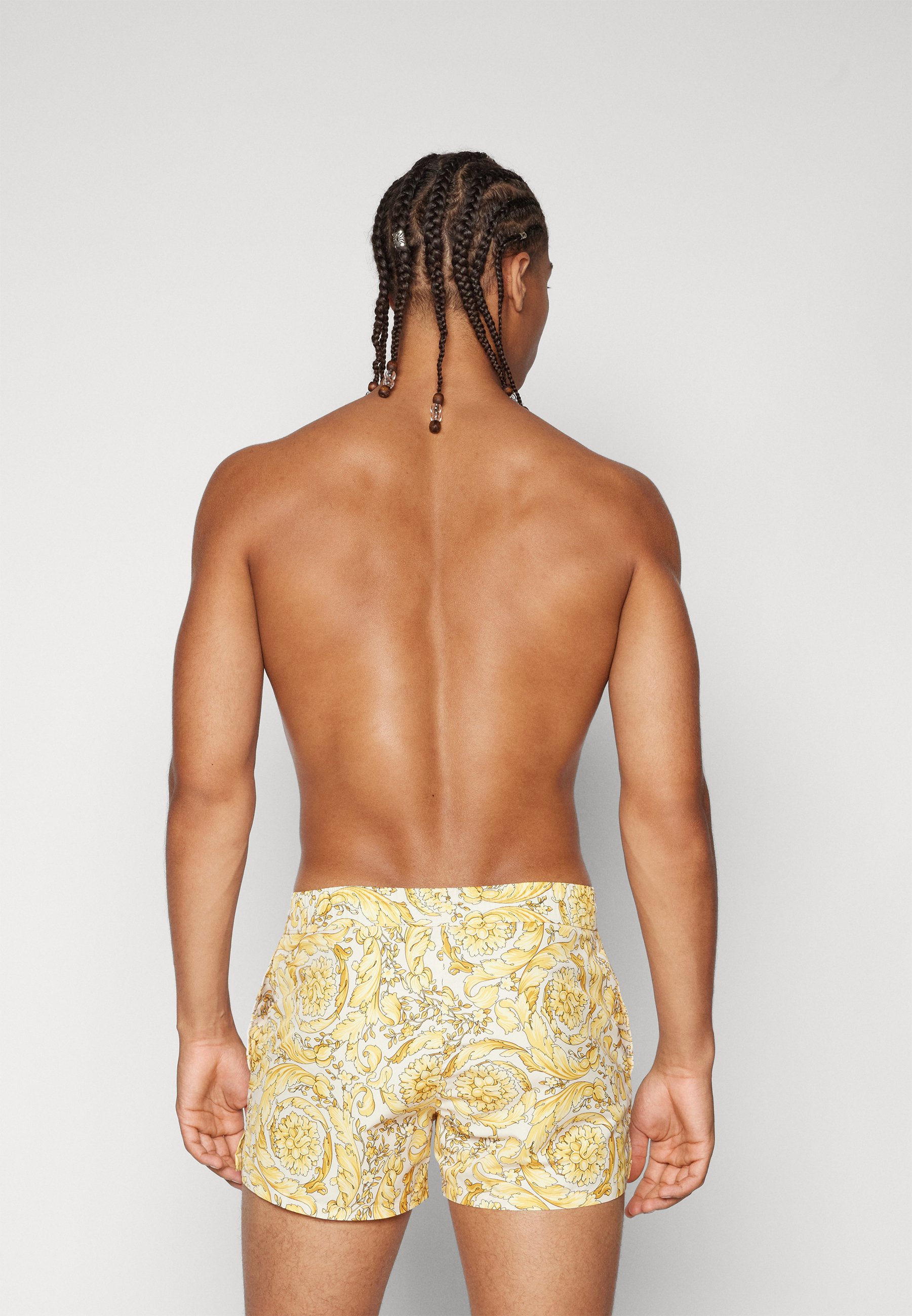 Versace SWIM ALL OVER BAROQUE PRINT - Swimming shorts - champagne