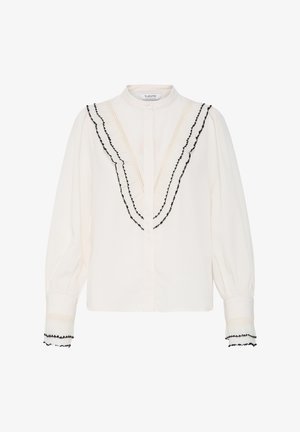 b.young, BYXHATILDE - Button-down blouse - marshmallow