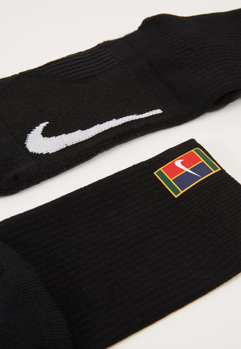 Damen Sportbekleidung | Nike Performance COURT MULTIPLIER CUSHIONED 2 PACK UNISEX Sportsocken black/schwarz - CD80656 Damen Sportbekleidung | Nike Performance COURT MULTIPLIER CUSHIONED 2 PACK UNISEX Sportsocken black/schwarz - CD80656