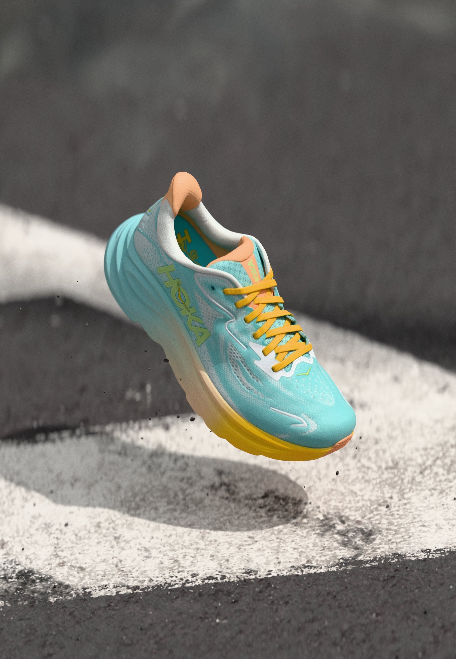 Hoka Blue and Yellow Running Shoes Hoka Challenger 7 All-Terrain Shoes - Diva Blue Evening Primrose main image 2