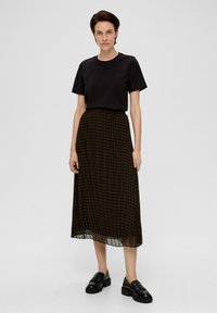 s.Oliver BLACK LABEL Jupe trapèze - schwarz