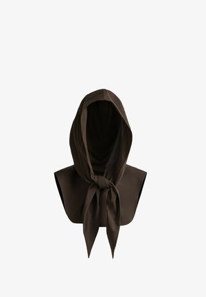 OYSHO, 10K WATERPROOF HOOD - Balaclava - brown