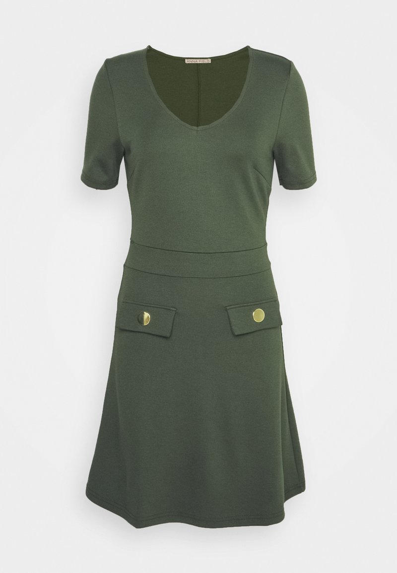 Anna Field Jerseyjurk groen