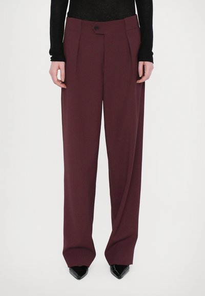CLOSED MAWSON - Trousers - dark raisin red