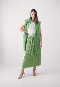 BOSS VAPLISSA - A-line skjørt - open green