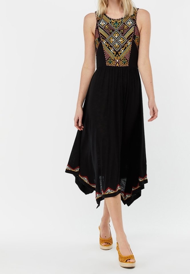 Monsoon Maxi dress - black - (Pre-owned) - Zalando.ie