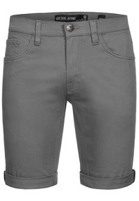 INDICODE JEANS VILLEURBANNE - Denim shorts - pewter