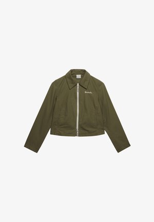 Bench, BENCH X SUPERDRY & CO BENCH DOUBLE ZIP COLLAR RIPSTOP JACKET - Giacca leggera - olive night moonbeam